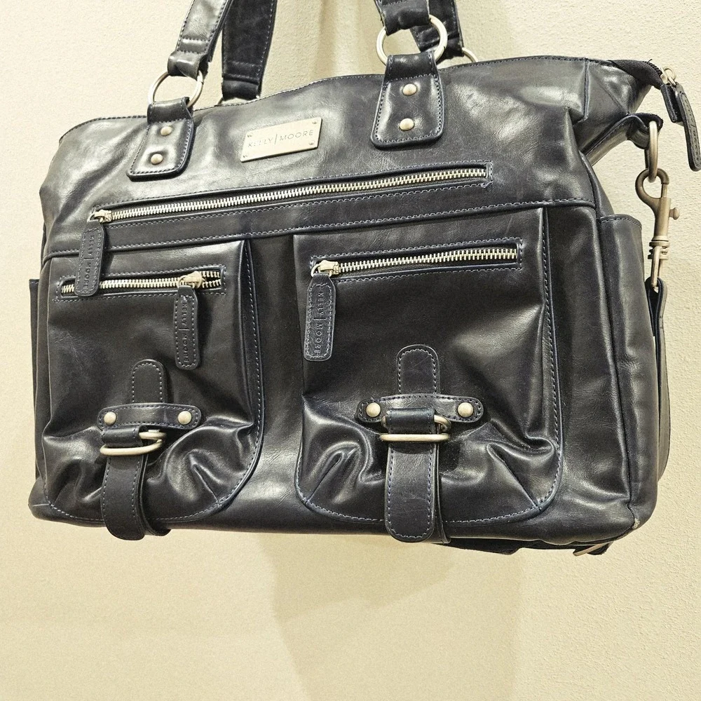 Kelly Moore Blue Libby Bag Camera/Travel 18